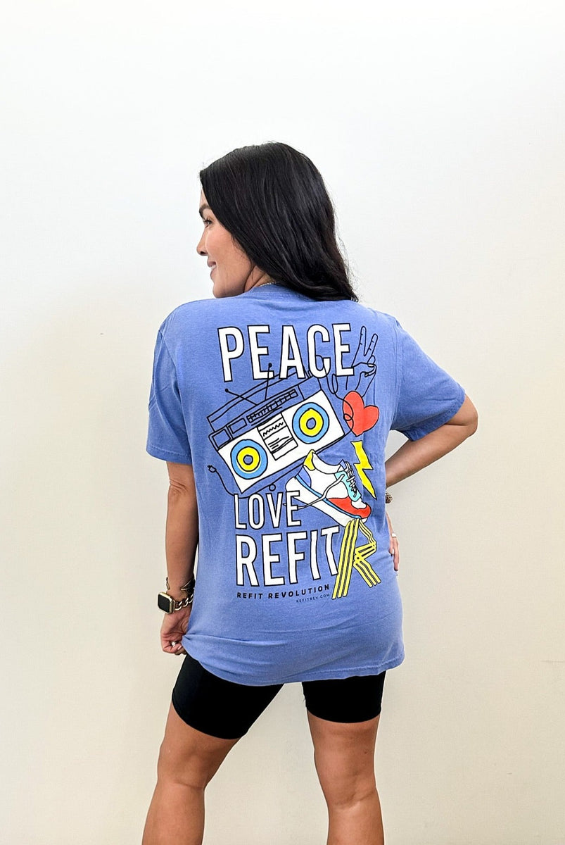 Peace Love Gym Shirt - Workout Shirt – TheDaveyBoutique