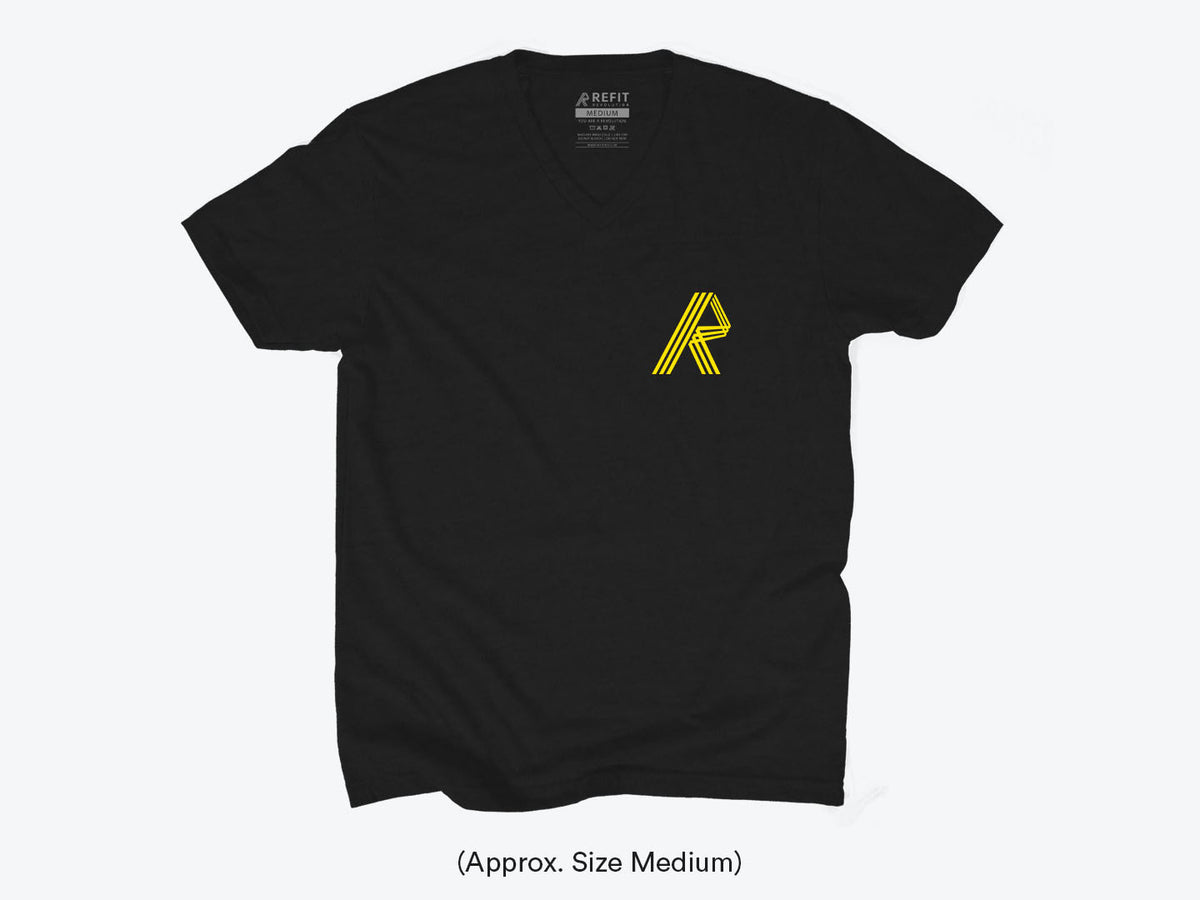 R Logo V-Neck Tee – REFIT® Revolution