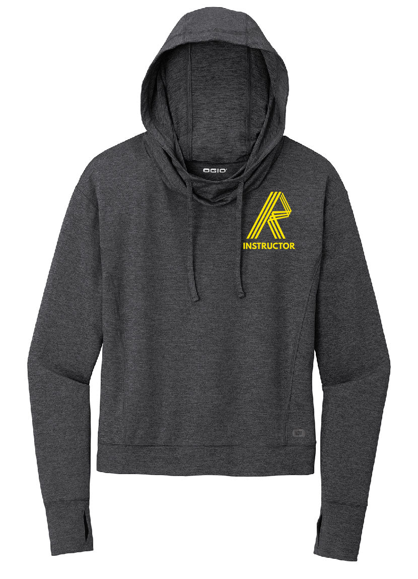 R Logo INSTRUCTOR Performance Crop Hoodie – REFIT® Revolution